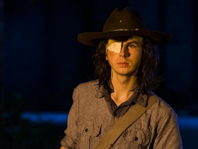 Chandler Riggs as Carl Grimes - The Walking Dead _ Season 8, Episode 8 - Photo Credit: Gene Page/AMC