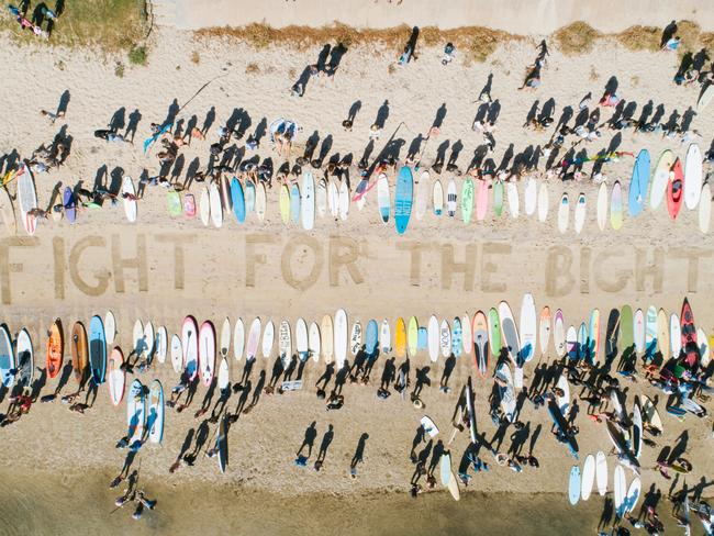 Fight for the Bight Protest in Port Lincoln.Picture: Robert Lang