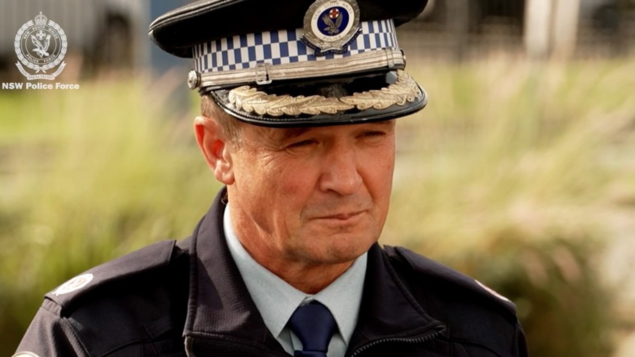 NSW Police Southern Region Commander Assistant Commissioner Joe Cassar praised the work of investigators in the case. Picture: Supplied