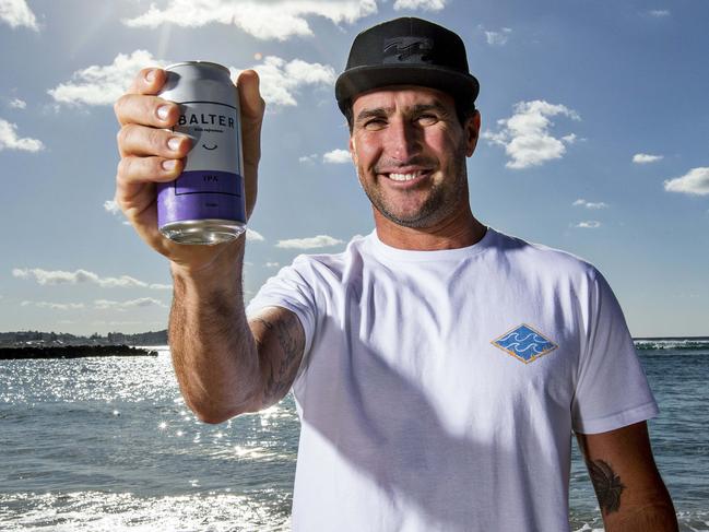 Pro surfer and part Balter Brewing Company owner Joel Parkinson. Picture: Jerad Williams