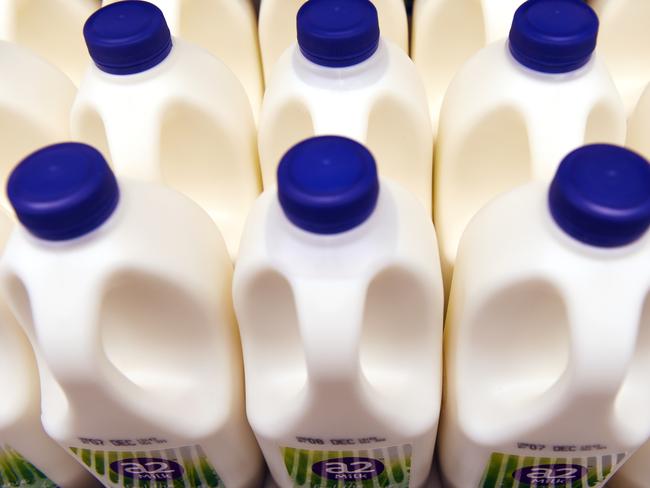 Under the scheme, you will not get a 10c refund from certain bottled drinks, such as milk. Picture: AAP Image/Paul Miller