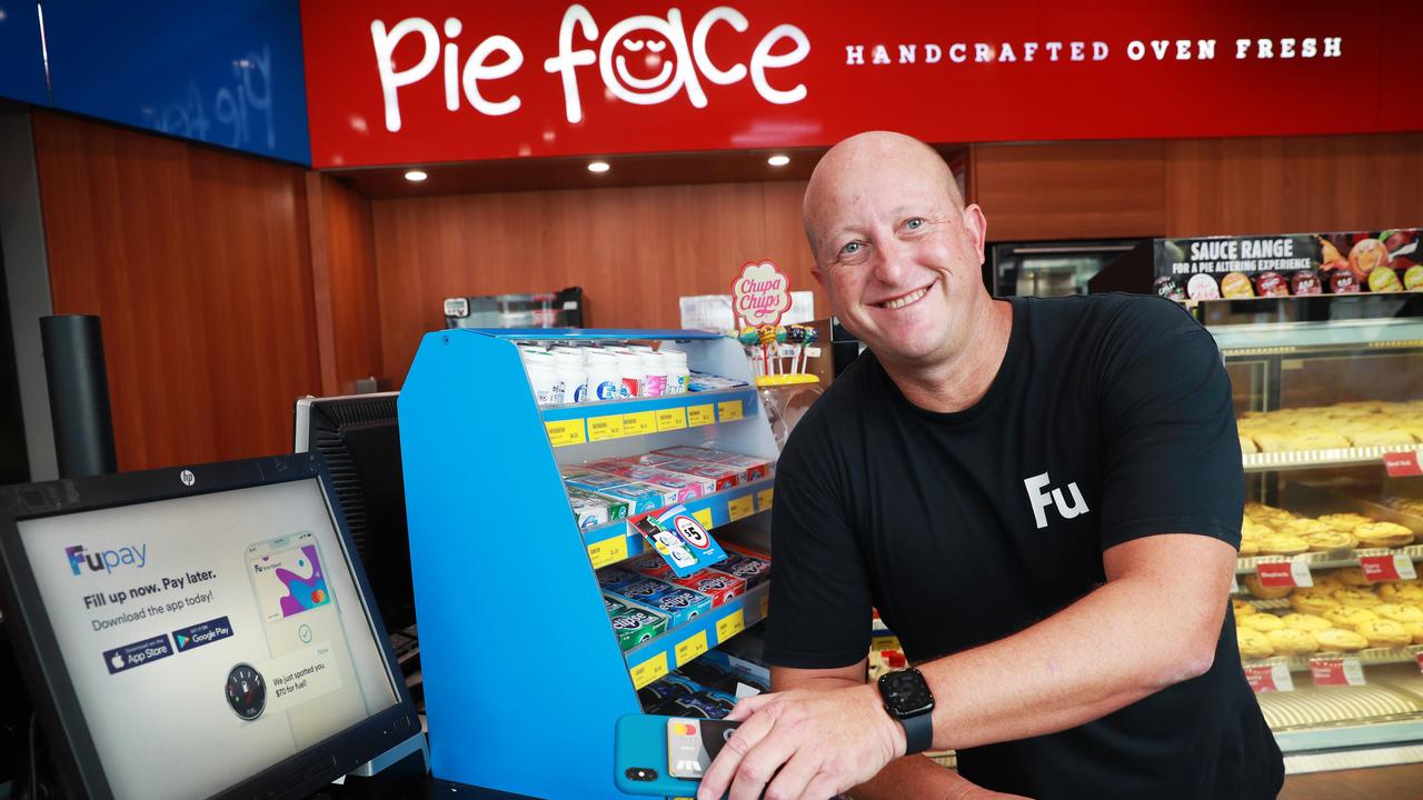 Fupay managing director and founder Michael Fredericks at United Petroleum in Dee Why. Picture: John Feder/The Australian