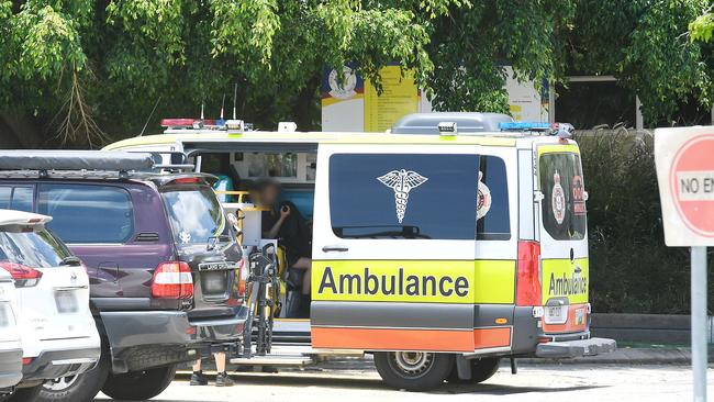 Police and Paramedics responded to an incident at William Ross High School on February 7th 2024. Picture: Shae Beplate.