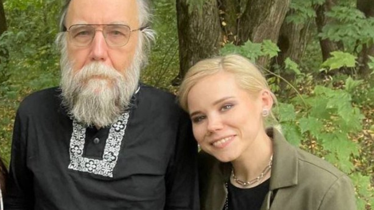 Aleander Dugin with daughter Darya Dugina who Russia claims was assassinated by a Ukraine female assassin – which Kyiv denies.