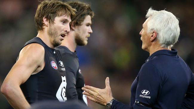 Dale Thomas was coached by Mick Malthouse at Collingwood and Carlton. Picture: Wayne Ludbey