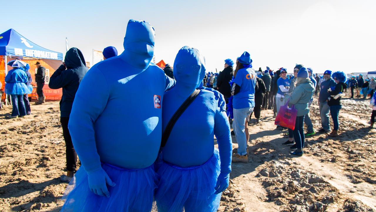 Birdsville's iconic Big Red Bash at Australia's Simpson Desert. Picture: Danica Clayton