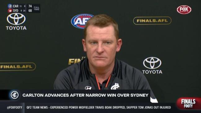 “We’ve built trust this year” – Carlton Press Conference