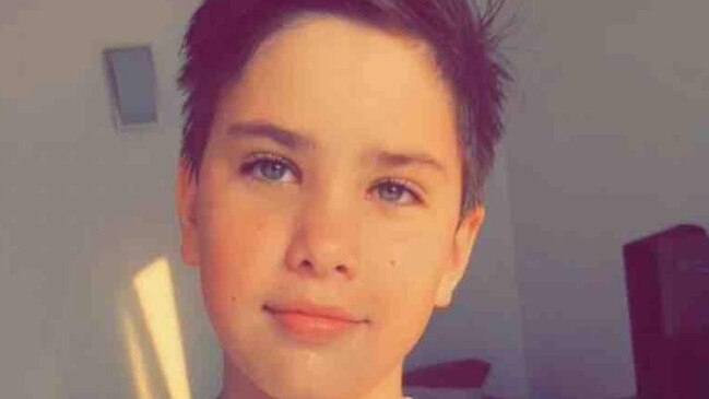 Carlo Medina, 13, was rushed to hospital in a critical condition after being hit by a car on Good Friday. Picture: Supplied