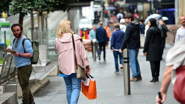 Inflation was forecasted to have peaked in December. Picture: NCA NewsWire / Nicki Connolly