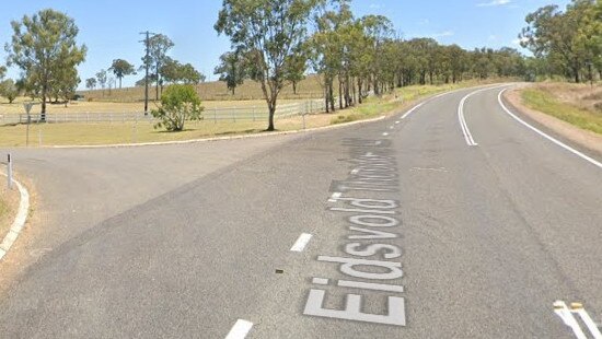 The rollover occurred on Eidsvold Theodore Rd near the intersection of Ross Crossing Rd