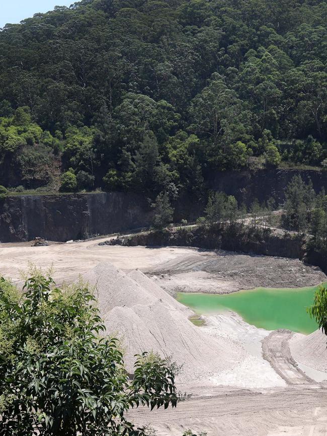 Trucks have completed the delivery of spoil from NorthConnex to Hornsby Quarry.