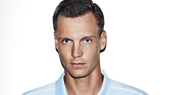 Match point ... Czech tennis player Tomas Berdych is a global ambassador for H&M. Picture: Supplied