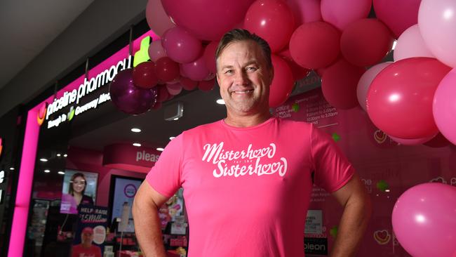 Former Crows star Tony Modra, an ambassador for Priceline’s “Misterhood for the Sisterhood” campaign, has called the decision to drop Eddie Betts “dramatic” but understandable. Picture: Tricia Watkinson