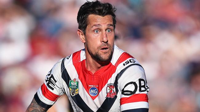 Rooster no more ... Mitchell Pearce will likely play for the Knights in 2018. Picture: Phil Hillyard