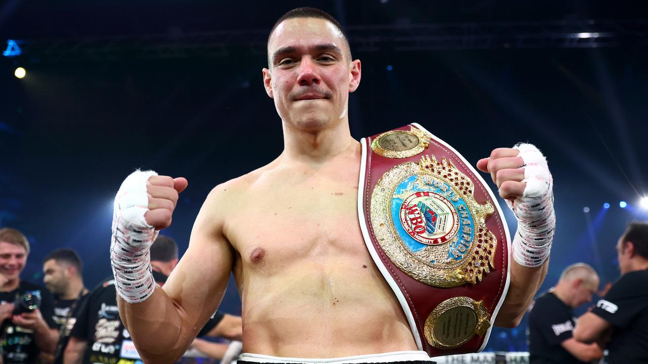 Tim Tszyu has vowed to become the face of global boxing. (Photo by Chris Hyde/Getty Images)