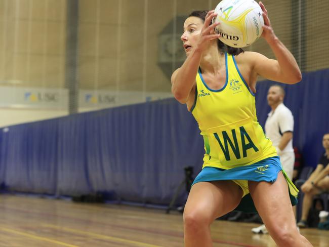 Madi Robinson has worked on the technical deficiencies to make her way back into the first-choice side for the Gold Coast. Picture: Lachie Millard