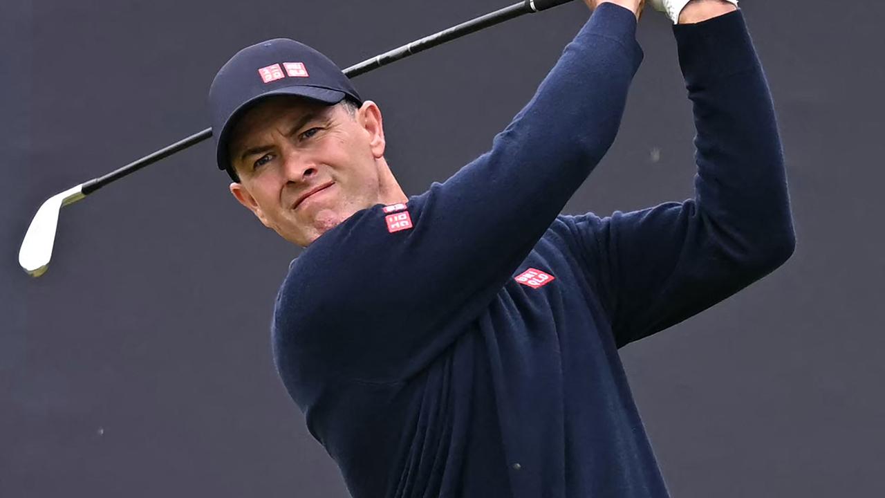 Adam Scott was the best of the Aussies in the British Open. Picture: Paul Ellis / AFP