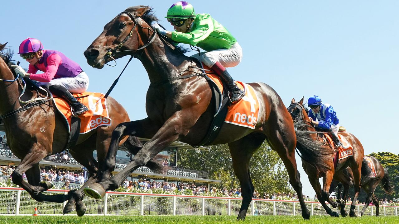 Virtuous Circle posted a crucial win for Kyneton trainer Liam Howley when the youngster saluted at Mornington last month. Picture : racing Photos via Getty Images.