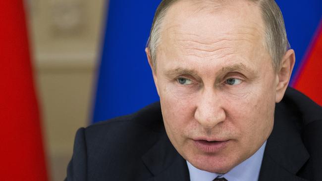 Russian President Vladimir Putin. Picture: AP