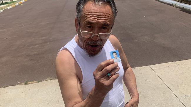 Recently released detainee Aliyawar Yawari outside a Perth motel. He has been charged with two counts of indecently assaulting a woman at Pooraka, in Adelaide’s northern suburbs. Picture: Paul Garvey