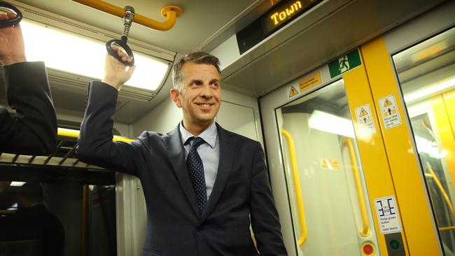 NSW Transport Minister Andrew Constance has copped flak for the string of rail delays. Picture: Richard Dobson