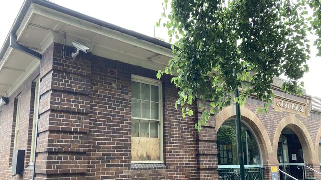 Tyce Wesley threw a glass ashtray at the window of the registrar’s office. Picture: Adelaide Lang