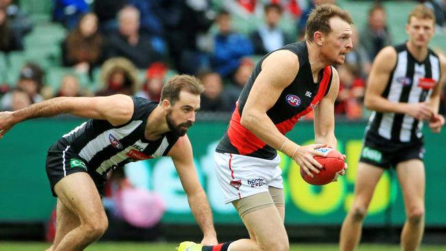 Brendon Goddard: Unhappy with the treatment given to Zach Merrett. Picture: Mark Stewart