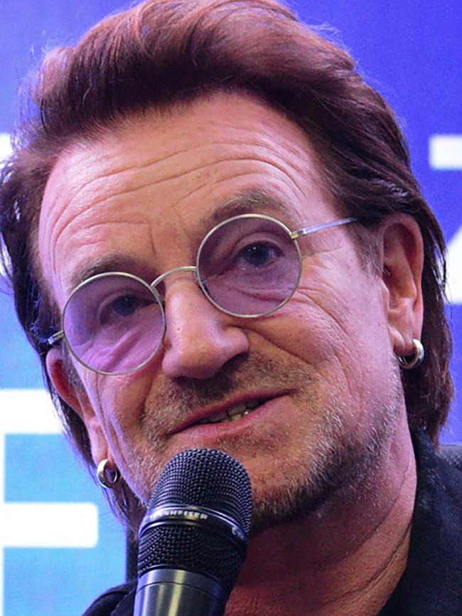 Bono is opening up about his painful memories of the couple. Picture: Maria TAN / AFP