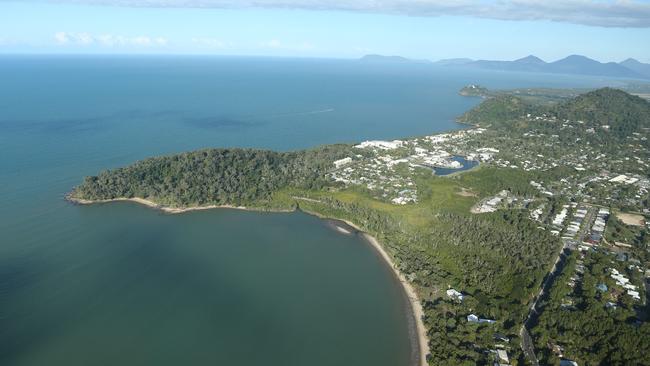 The future of one of Australia’s most picturesque locations remains up in the air with no announcement of a new buyer after a long expressions-of-interest process earlier this year. The campaign for the State Government to buy it fell flat, and Cairns Regional Council has made clear it has no intention of shelling out to preserve the property as environmental land. History shows any development on the site will be controversial – even though an 18-lot estate is approved. Picture: Marc McCormack