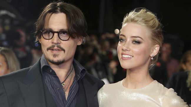 Amber Heard and Johnny Depp’s vicious relationship is on public display in court. Picture: AP Photo/Joel Ryan