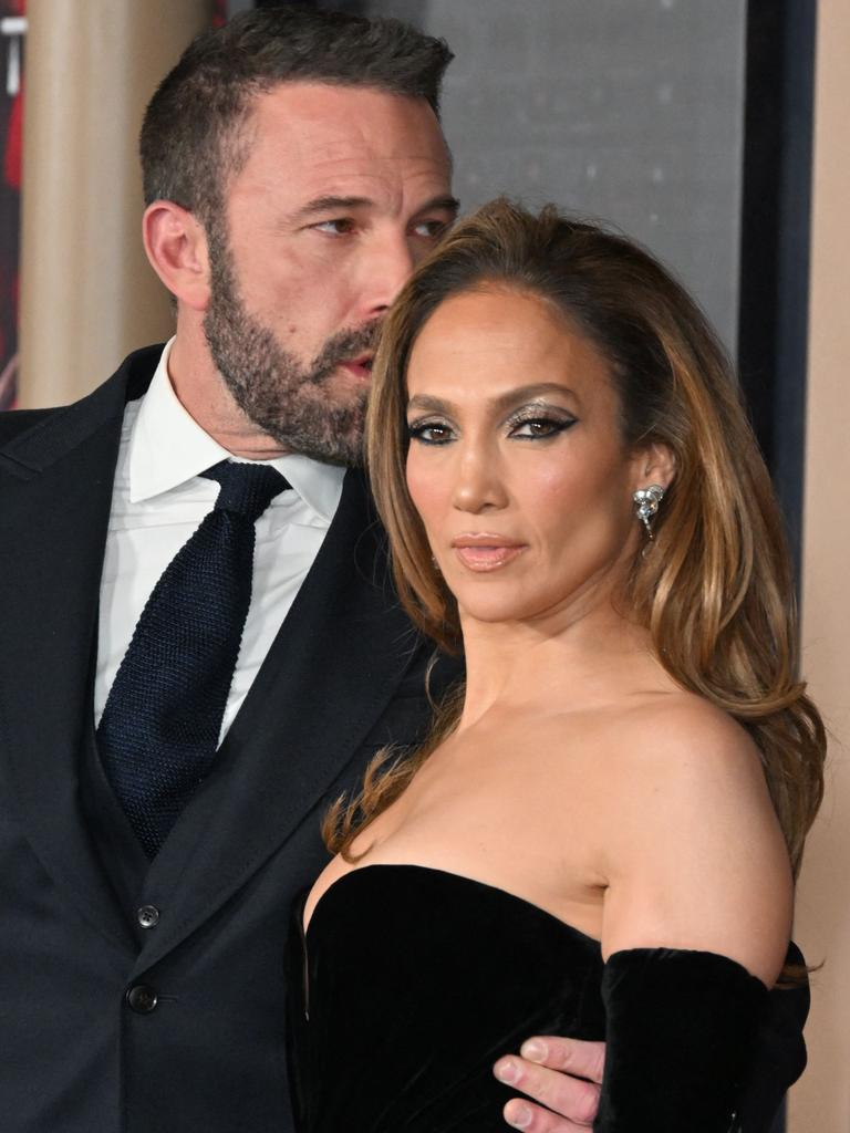 J Lo’s new album was an extended love letter to Ben. Picture: AFP