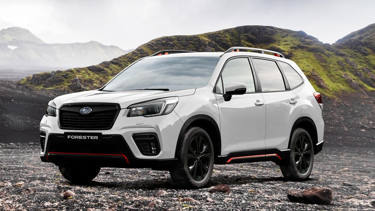 Subaru has added a splash of colour to brighten up the Forester Sport.