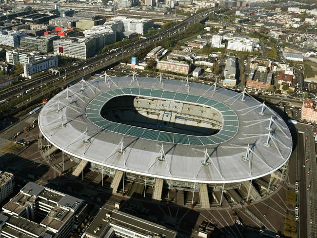 Aerial views of the Stade de France stadium in Saint Denis, near Paris. Picture: Robert Grahn