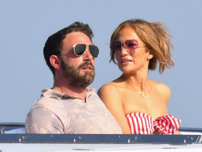 Ben Affleck and Jennifer Lopez seen on July 28, 2021 in Amalfi, Italy. Picture: MEGA/GC Images