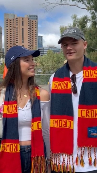 Crows fans confident of grand final spot