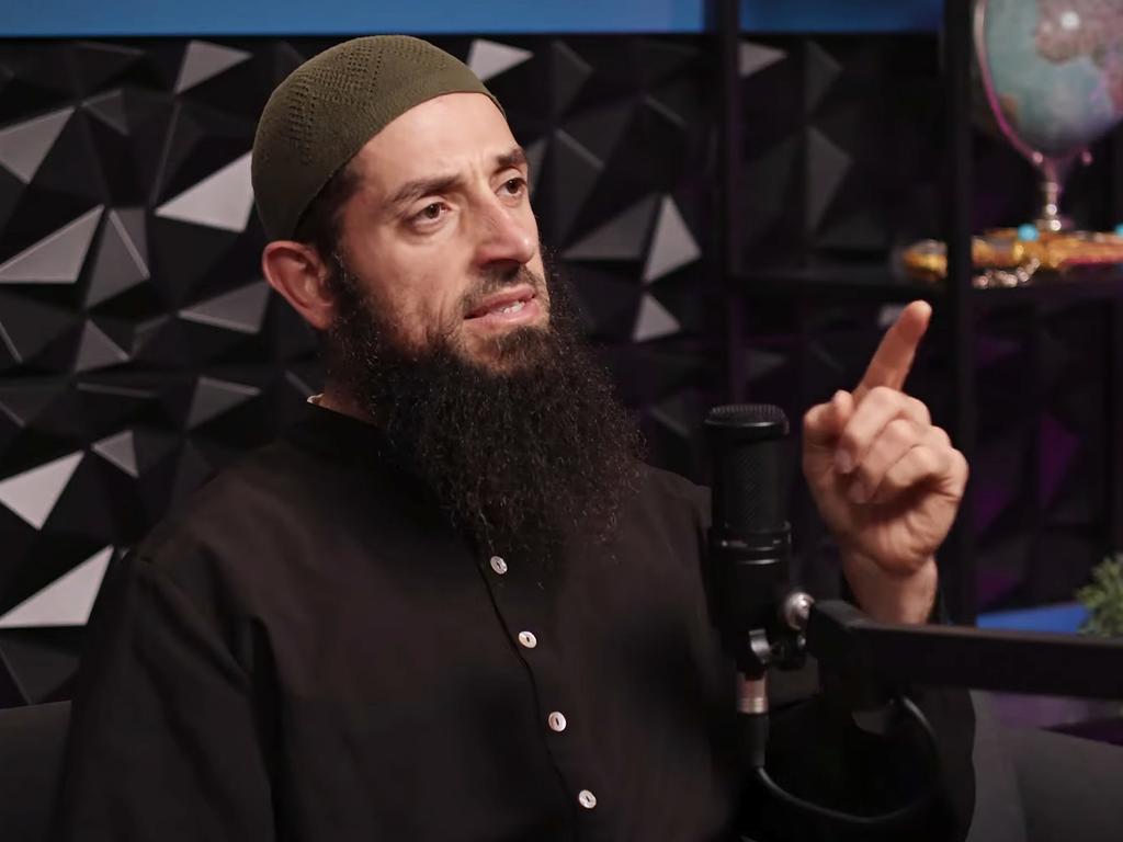 Islamic cleric Wissam Haddad allegedly called Jews a “vile and treacherous” people. Picture: YouTube / MUSLIM UNAPOLOGETIC