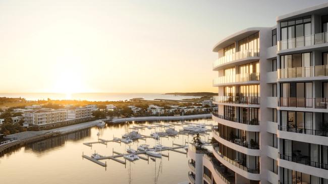 The Crowne Plaza Shell Cove Marina would feature stunning waterfront views. Picture: IHG Hotels &amp; Resorts