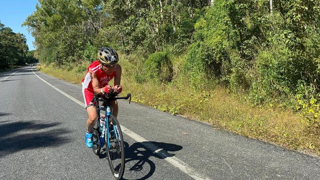 Hiromu Inada, 91, the oldest person to compete in this years IRONMAN race. Source: Facebook