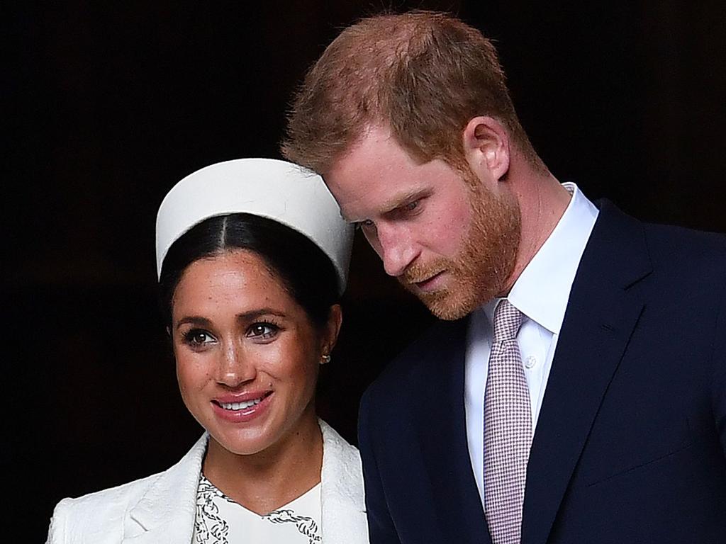 Meghan and Prince Harry. Picture: AFP