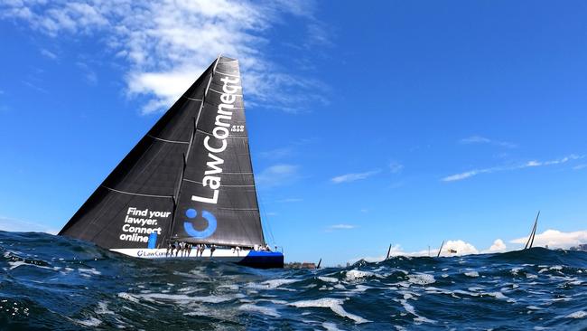 LawConnect is one of three supermaxis in this year’s Sydney to Hobart yacht race.