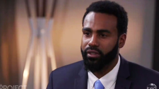 Ex-Collingwood player Heritier Lumumba has alleged severe racism took place at Collingwood. Picture: Channel 10