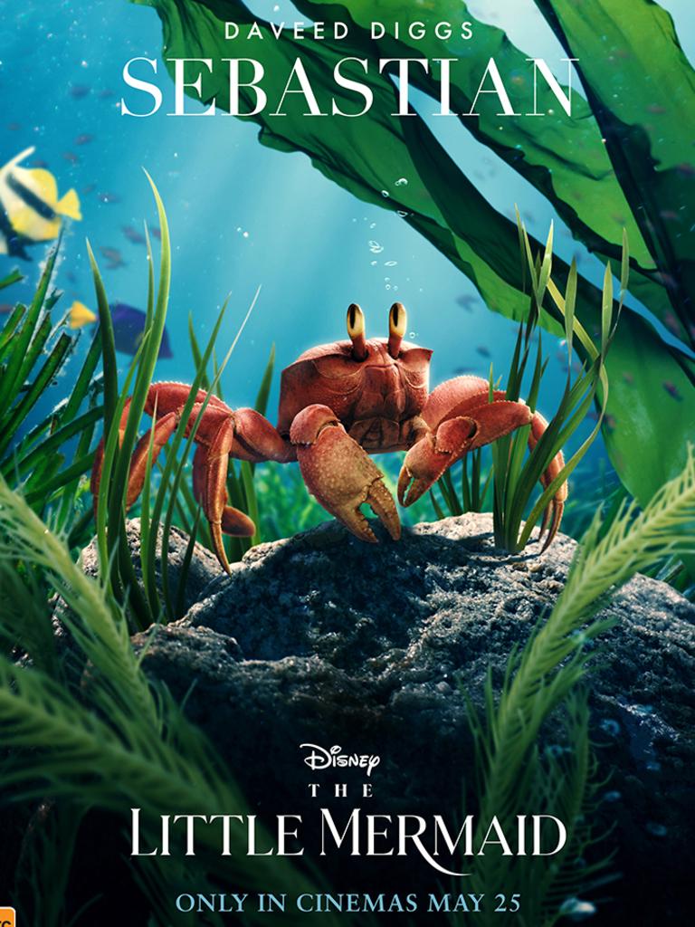 Sebastian could almost be served at a buffet. Picture: Disney