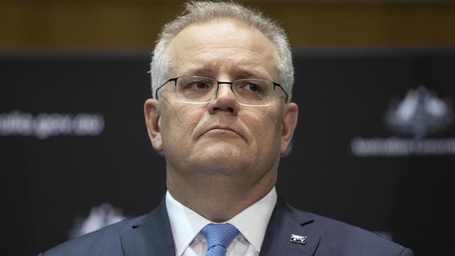 PM Scott Morrison announced says commonwealth aged care support during the coronavirus crisis will reach $1bn. Picture: Gary Ramage