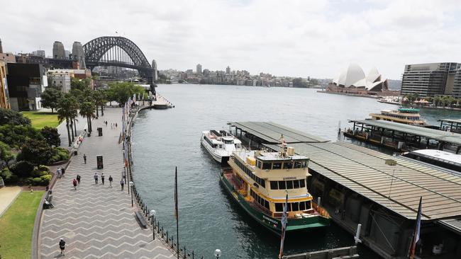 Circular Quay overseas passenger terminal is deadly quiet these days.