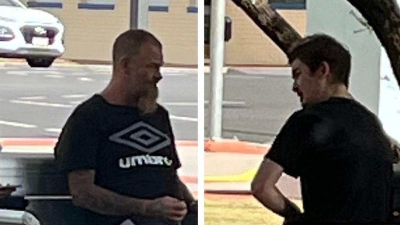 Aaron John Jenkins and Cody Aaron Jenkins sitting outside of Kingaroy Courthouse, Friday January 31, 2025.