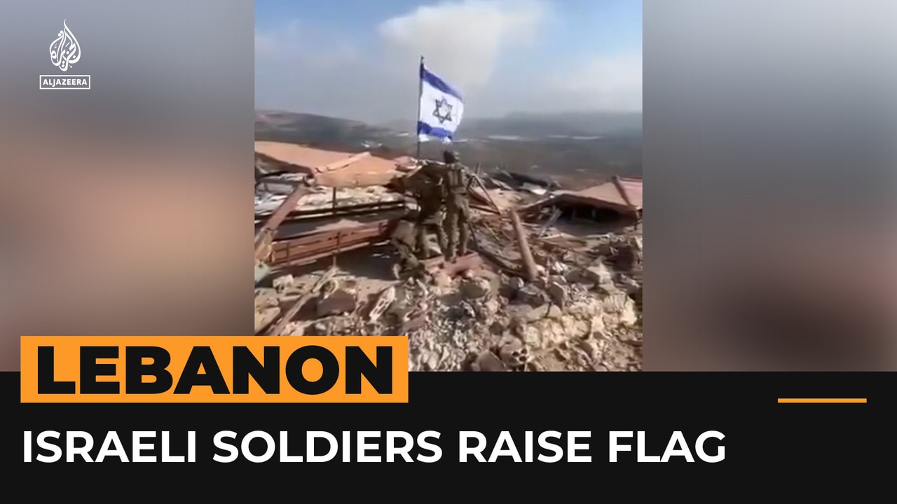 Israeli soldiers raise flag in Lebanese town’s “Iran Garden”