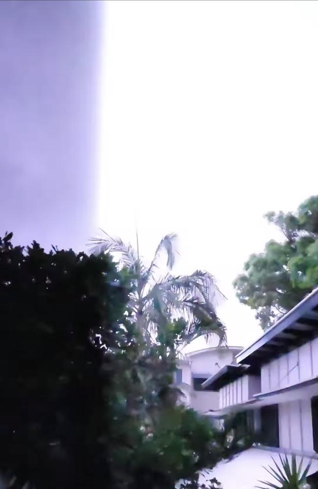 A lightning strike turned night into day on the Sunshine Coast in the early hours of Thursday.