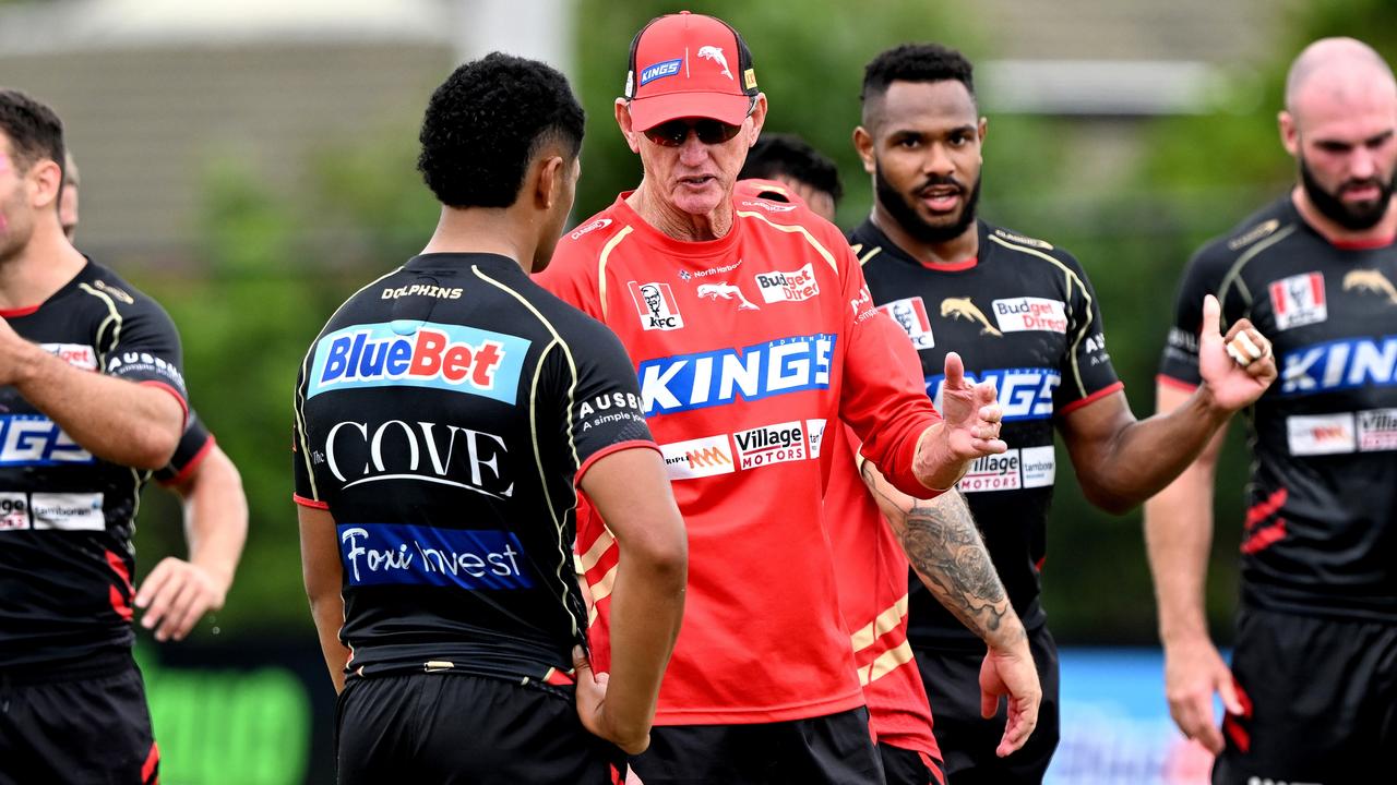 Dolphins coach Wayne Bennett sacked Kevin Walters at the end of 2005. Picture: Bradley Kanaris/Getty