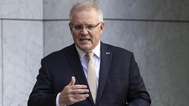 Prime Minister Scott Morrison said this week he expected the commission to probe the ‘very distressing situation in Victoria. Picture: Gary Ramage