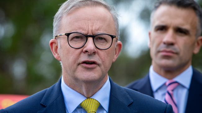 Anthony Albanese has drawn level with Scott Morrison as the favoured Prime Minister. Picture: NCA NewsWire Emma Brasier